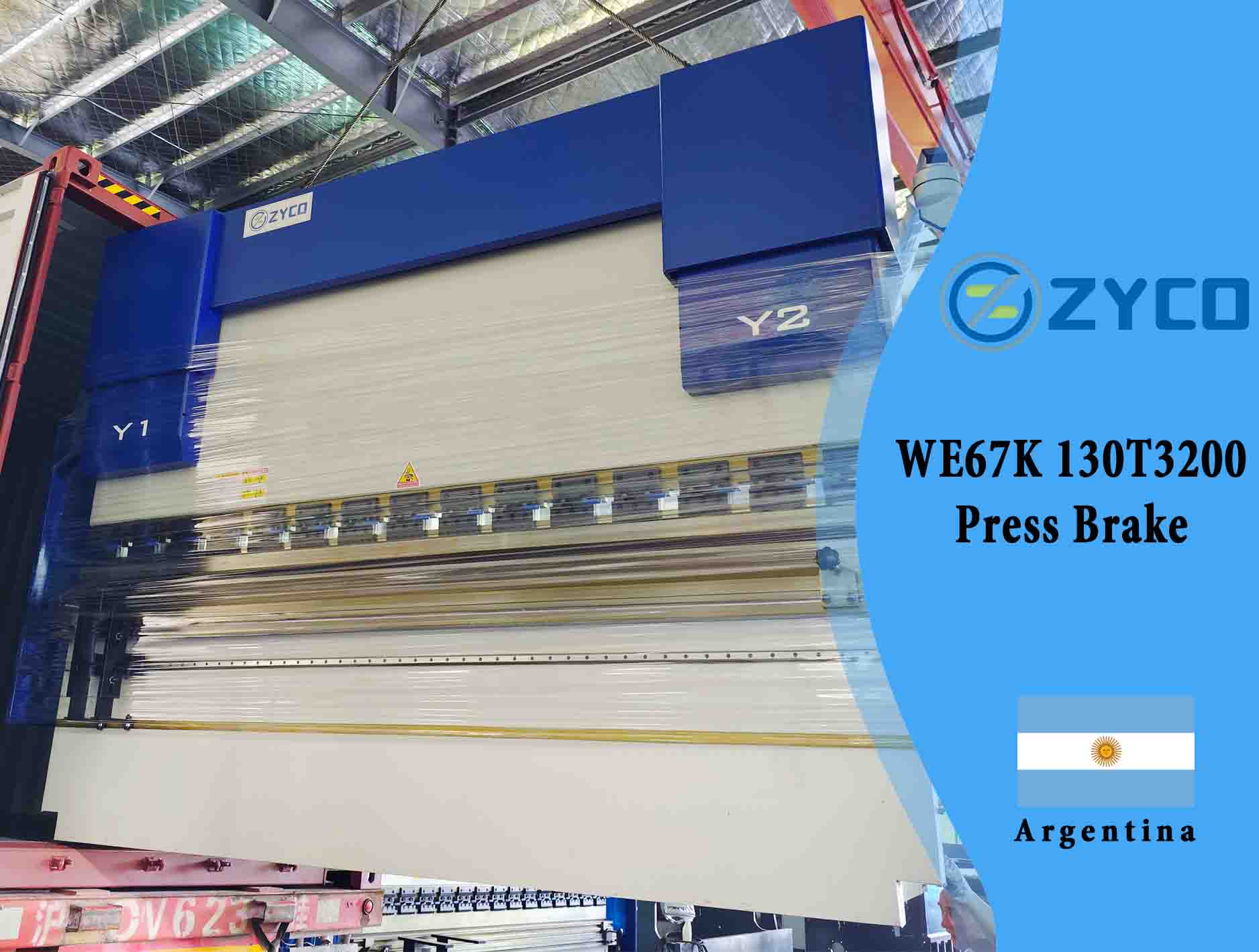 الأرجنتين-WE67K 130T 3200 مكابس ثني CNC أوتوماتيكية