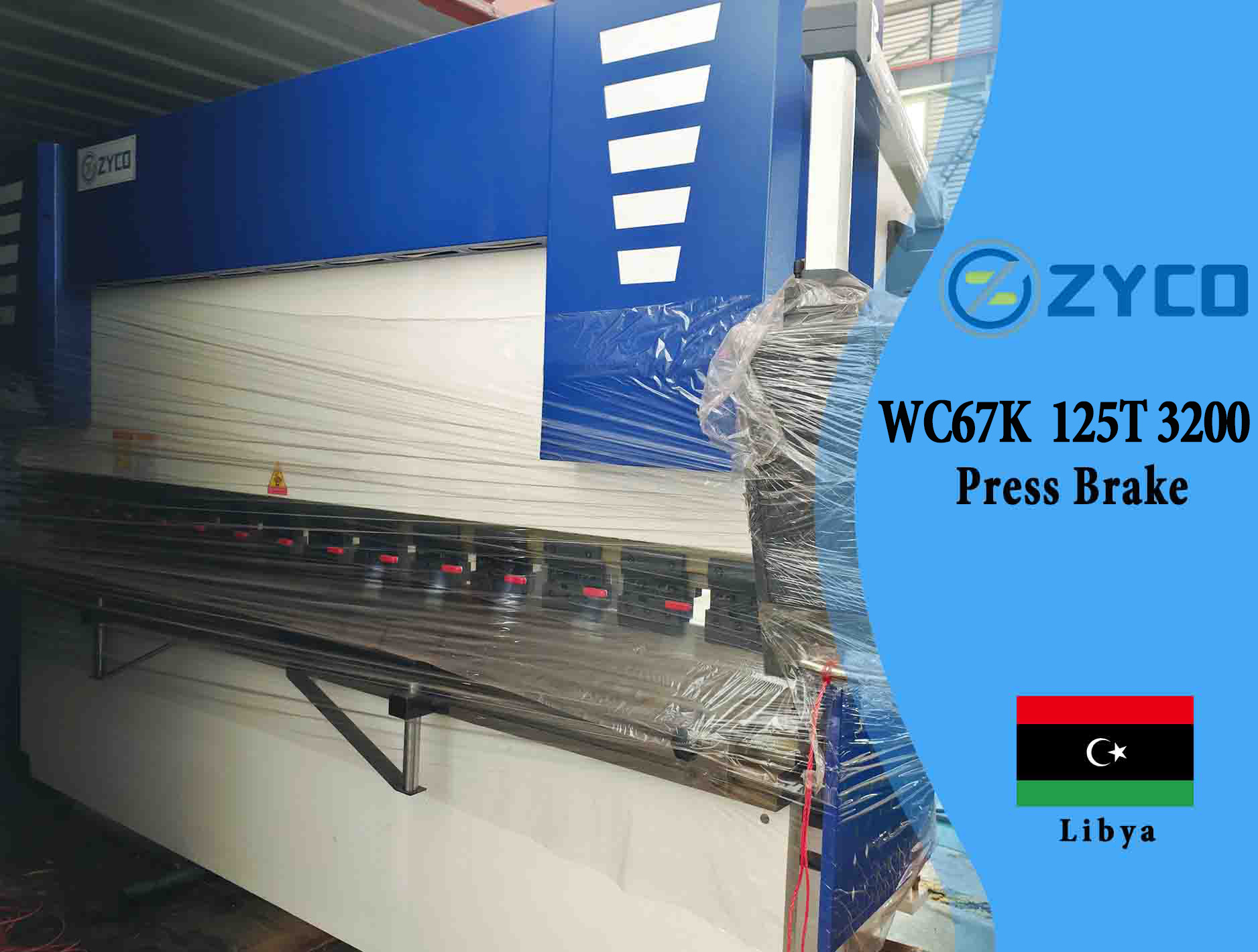 ليبيا-WC67K 125T 3200 مكبس ثني