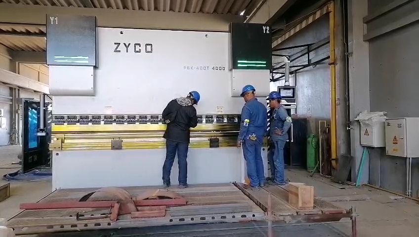 Copper plate pure electric press brake
