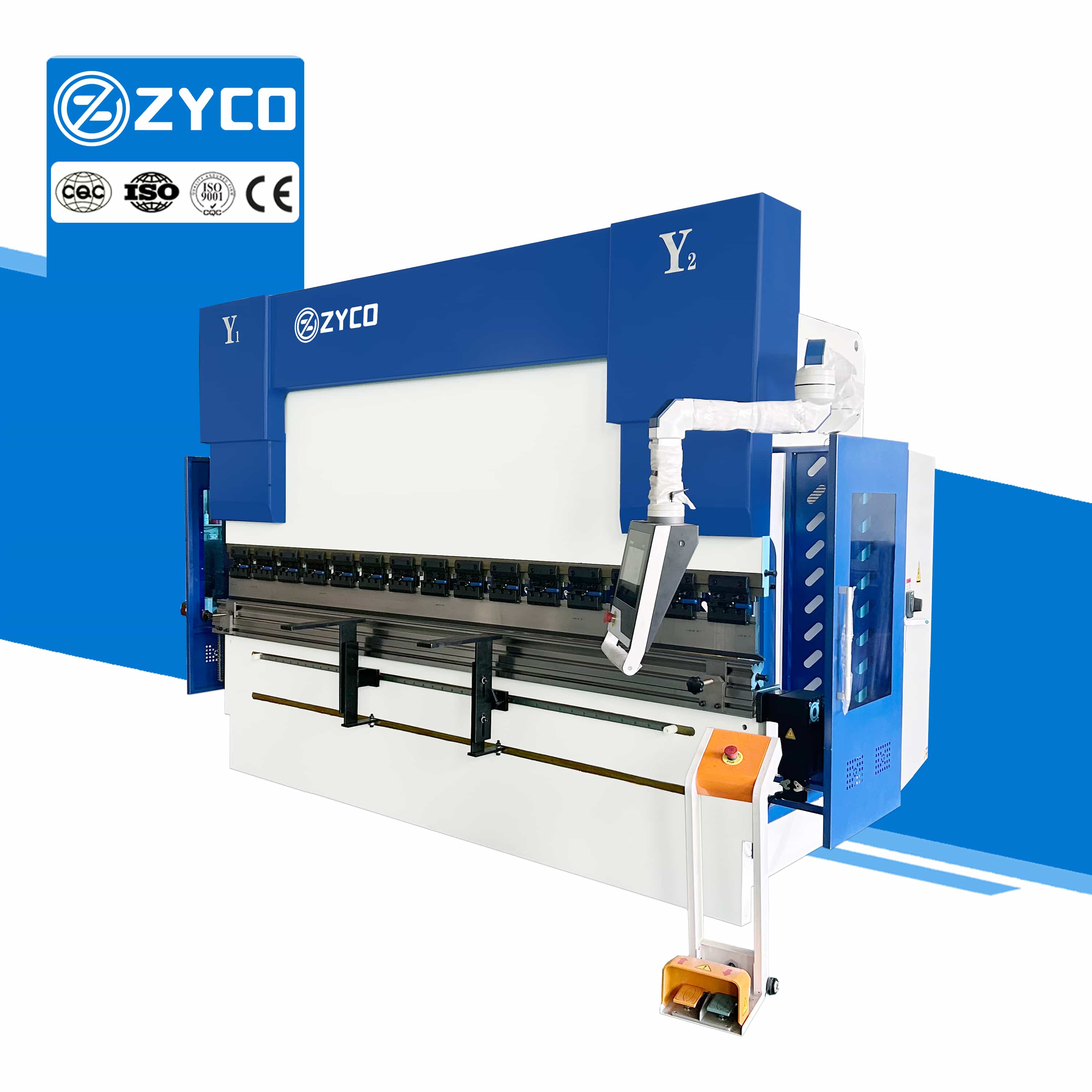 مكبس ثني CNC DA53T بقدرة 200 طن وطول 3200 مم مع مزامنة كهروهيدروليكية متطورة