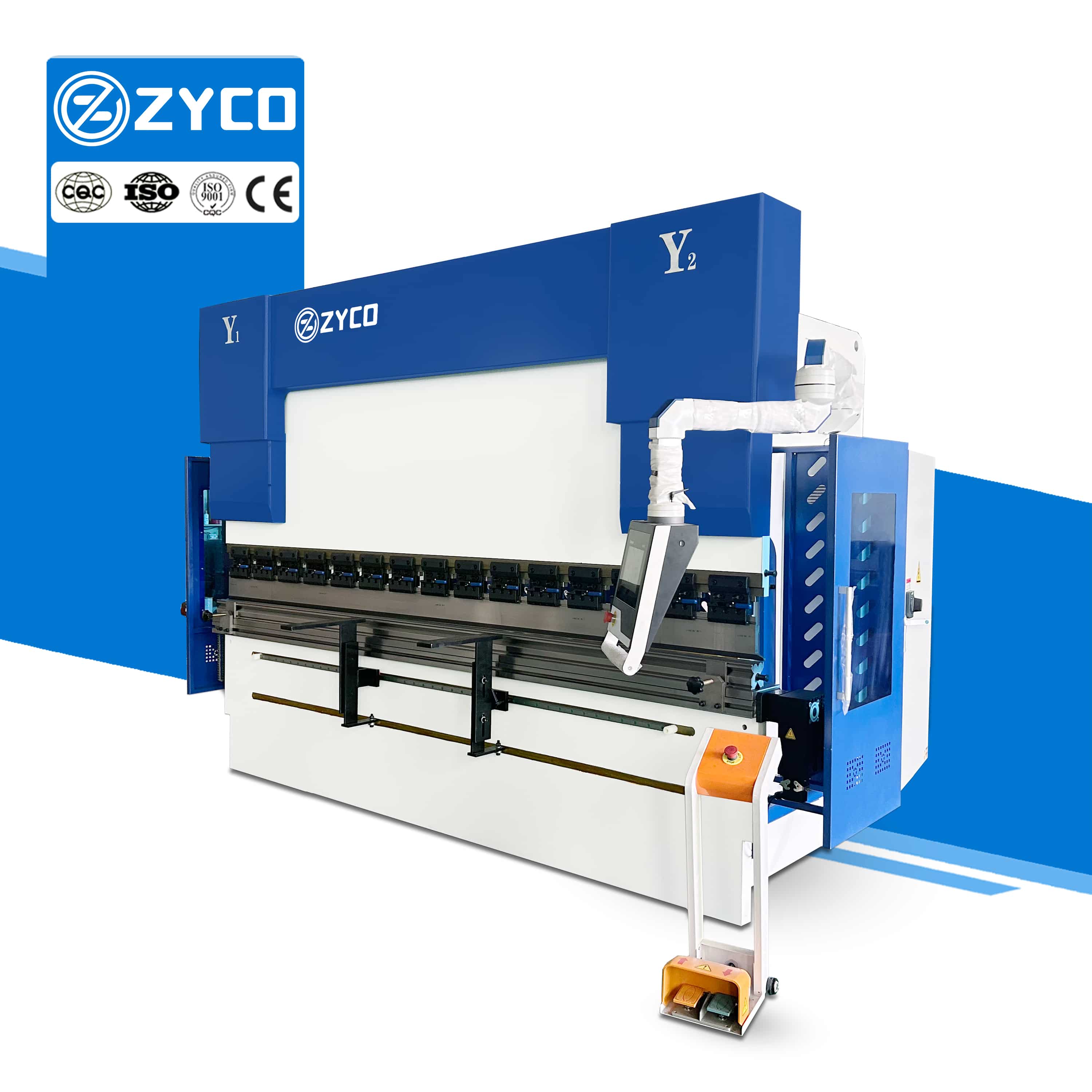 مكبس ثني CNC DA53T بقدرة 200 طن وطول 3200 مم مع مزامنة كهروهيدروليكية متطورة
