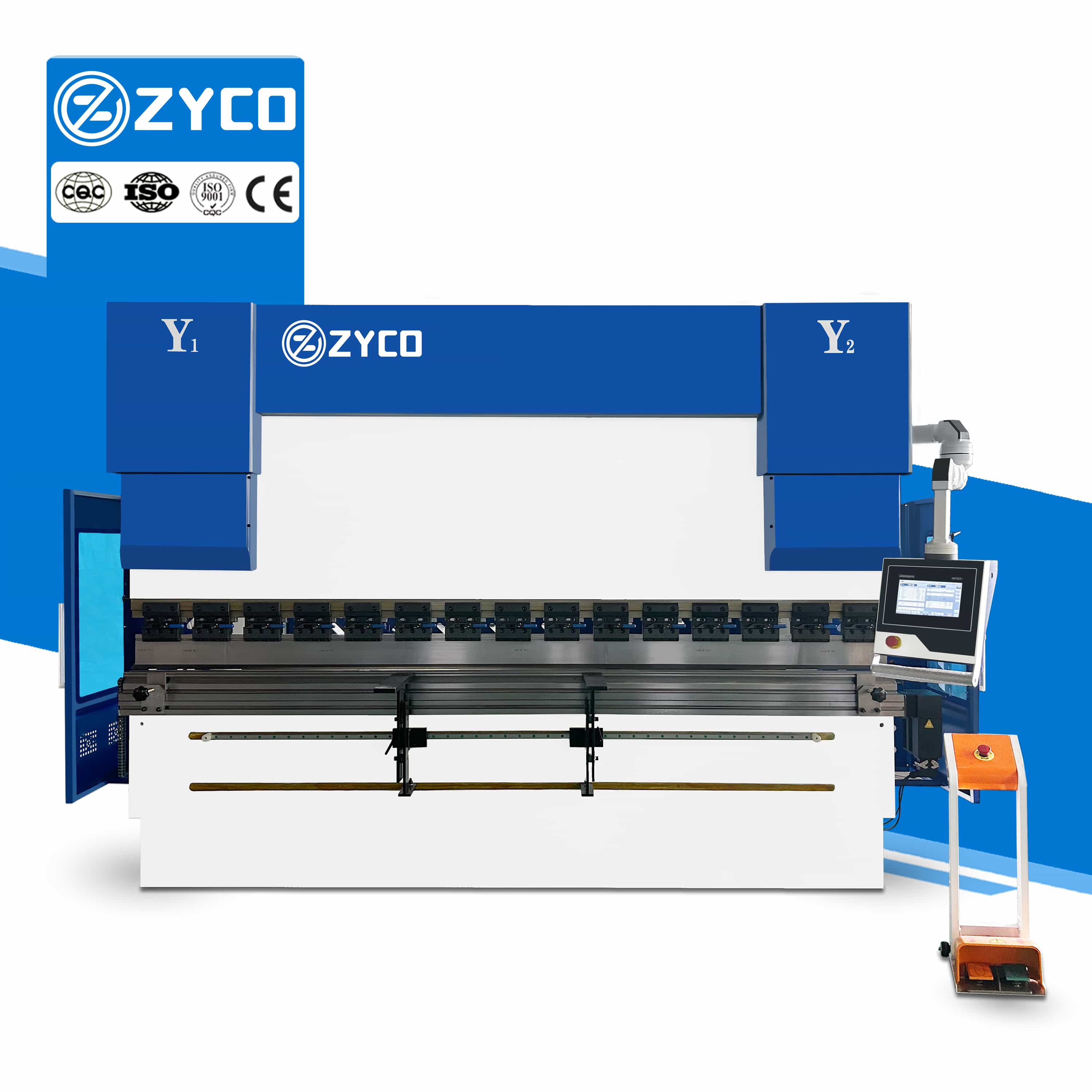 مكبس ثني CNC DA53T بقدرة 200 طن وطول 3200 مم مع مزامنة كهروهيدروليكية متطورة