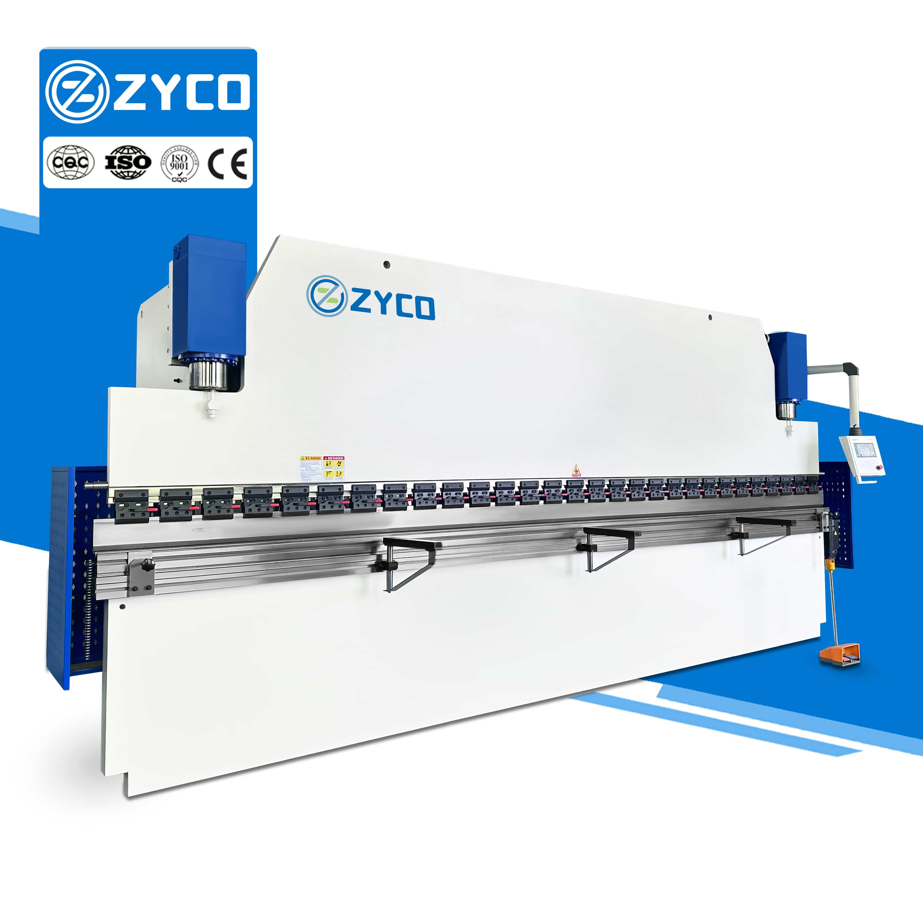 مكبس ثني CNC TP10S بقوة 160 طنًا وطول 6100 مم لثني الصفائح المعدنية الطويلة